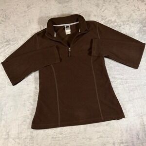 The North Face Quarter Zip Fleece | Brown | Large